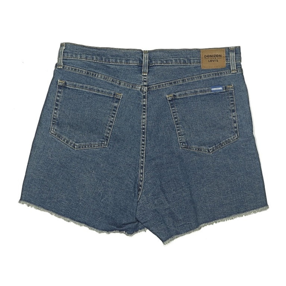 Levi's High-Rise Frayed Hem Women’s Shorts - Blue - Picture 2 of 6